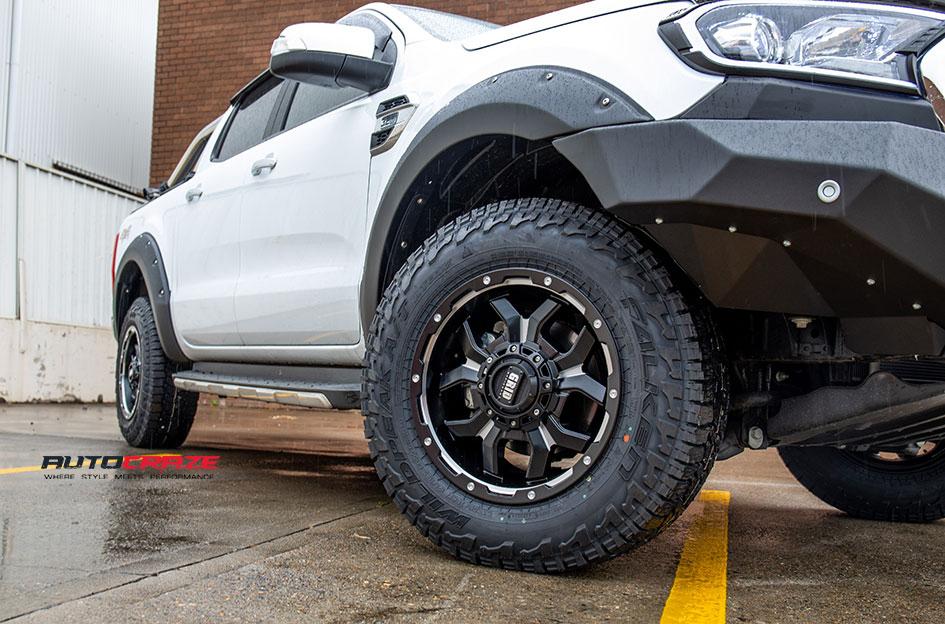 FORD RANGER GD07 MATTE BLACK MILLED